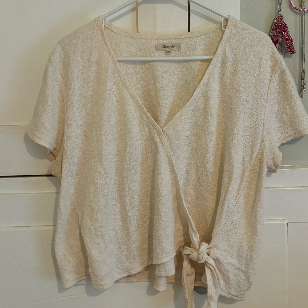 Madewell Wrap top